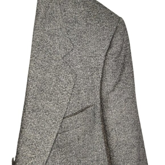 Classic WmH Leishman tweed suit jacket,size 44 R heather gray - Picture 3 of 8